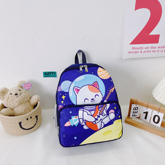 Mochila Escolar Infantil con Diseño de Gato Kawaii - Image 2