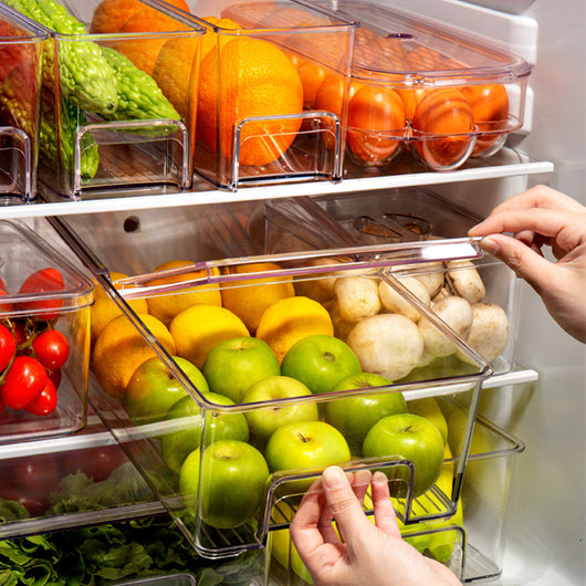 Caja Organizadora Refrigerador Transparente con Cajón - Conservación de Alimentos - Image 41