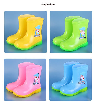 Botas de Lluvia Impermeables Desmontables para Niños con Suela Antideslizante - Image 23