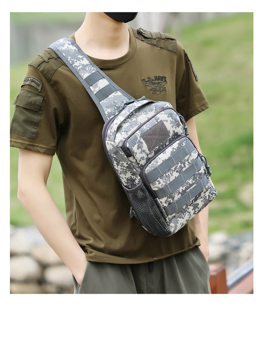 Bolsa Táctica Crossbody Camuflaje para Hombre - Gran Capacidad Multifuncional - Image 24