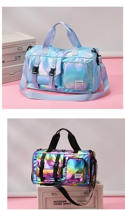 Bolsa de Yoga y Fitness Perlada Multicolor con Compartimento Seco-Húmedo - Image 32