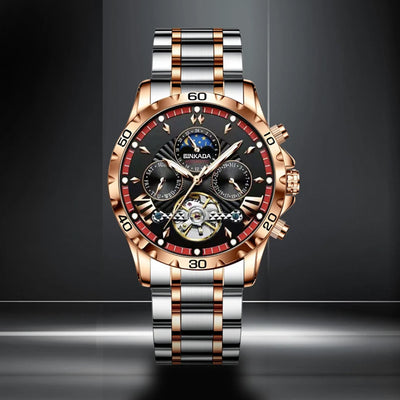 Reloj Mecánico Automático Resistente al Agua con Esfera Luminosa - Image 7