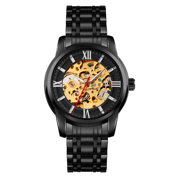 Reloj Automático de Cuero para Hombre - Elegancia Profesional - Image 2