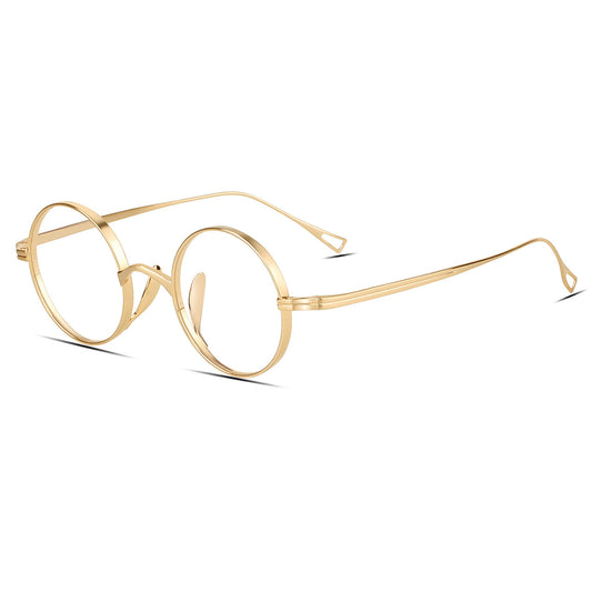 Gafas Retro de Titanio Puro - Montura Completa