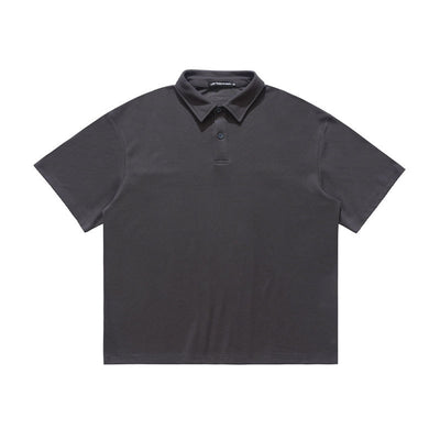 Playera Suelta Cuello Pequeño para Hombre Verano Negro - Image 6