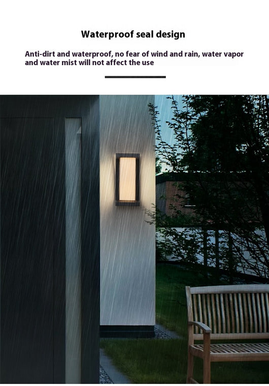 Lámpara LED de Pared Exterior Impermeable con Sensor de Movimiento - Image 12