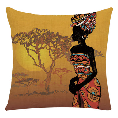 Funda de Cojín Decorativa Africana para Cama y Auto - Image 9
