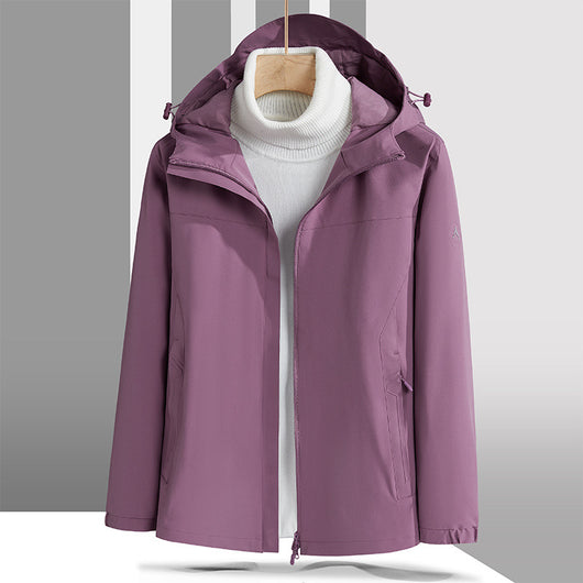 Chaqueta de Montaña Impermeable y Cortavientos Tallas Grandes - Image 7