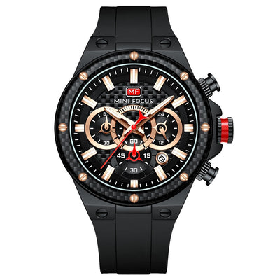 Reloj Deportivo Impermeable con Anillo de Fibra de Carbono - Image 2