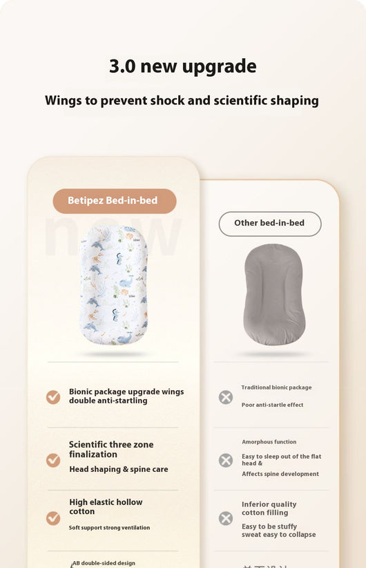 Cuna Envolvente Anti Sobresaltos para Bebé con Diseño Minimalista - Image 33