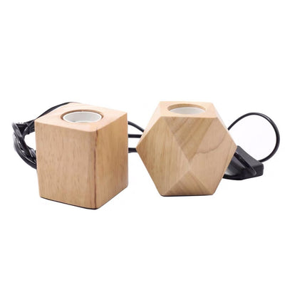 Lámpara Colgante Retro con Soporte de Madera y Cable Decorativo - Image 6
