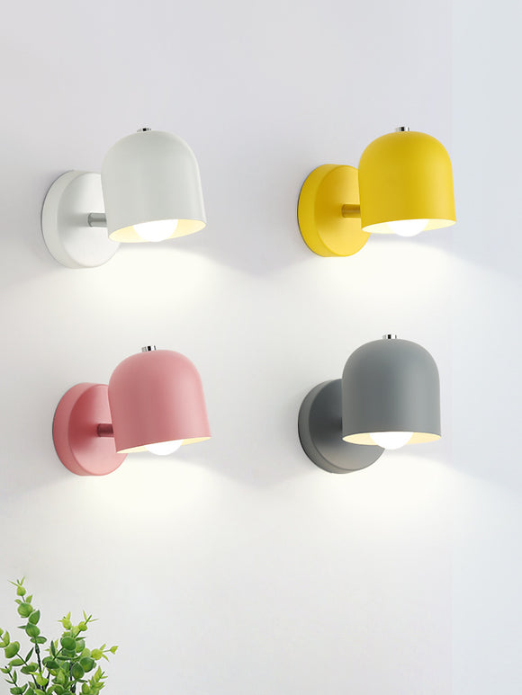 Lámpara de Pared Minimalista para Dormitorio - Diseño Macaron
