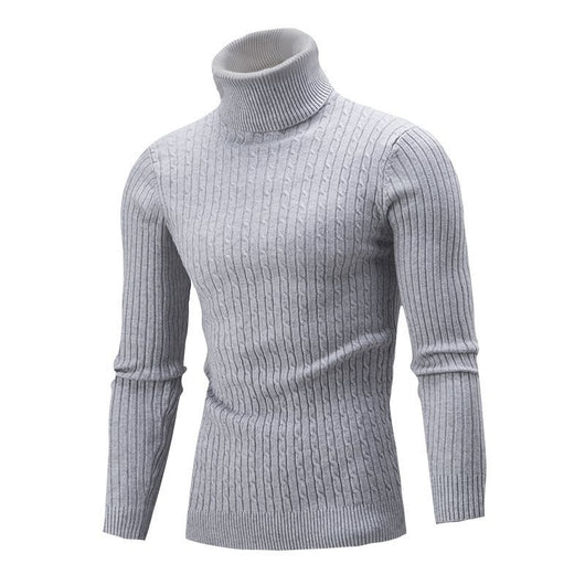 Suéter Cuello Alto Manga Larga para Hombre - Estilo Casual - Image 22