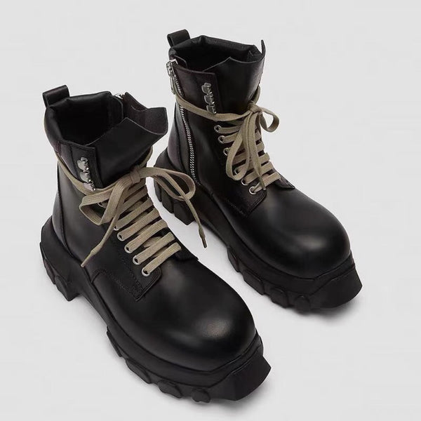 Botas Martin Retro Británicas de Suela Gruesa para Hombre