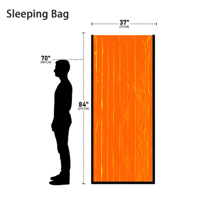 Saco de Emergencia Térmico Portátil - Manta Impermeable y Resistente al Viento para Camping - Image 17