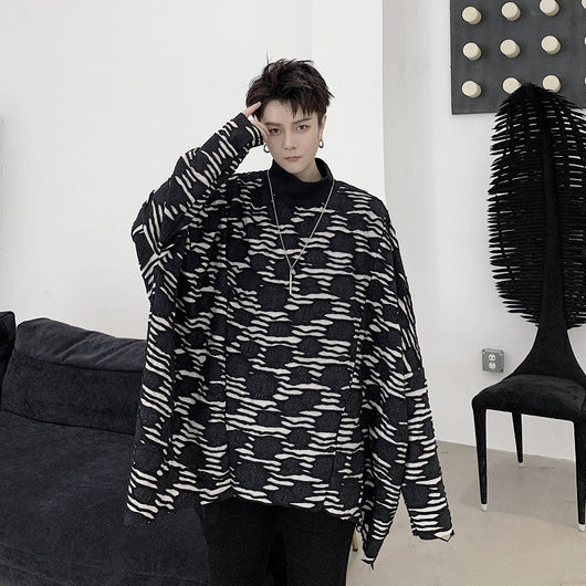 Sudadera Tipo Capa Murciélago para Hombre - Image 11