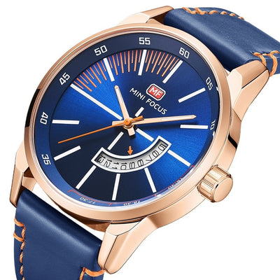 Reloj Deportivo para Hombre con Calendario, Pantalla Luminosa y Correa de Cuero Genuino - Image 4