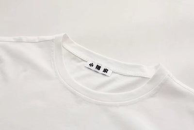 Camiseta Rayada Holgada de Manga Corta Multiuso - Image 10
