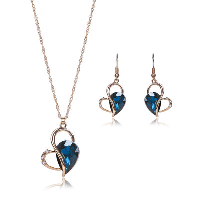 Conjunto de Dos Piezas: Collar y Aretes de Joyería Moderna - Image 8
