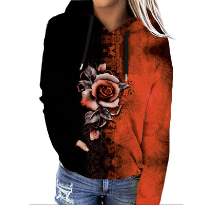 Abrigo Sudadera Estampado Suelto con Capucha para Otoño e Invierno - Image 14