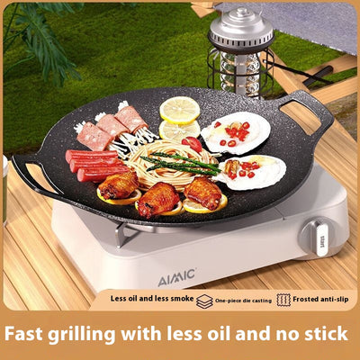 Plancha Barbecue de Piedra Médica Japonesa Antiadherente sin Humo - Image 2