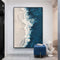 Cuadro Abstracto Dorado en 3D - Pintura al Óleo Hecha a Mano