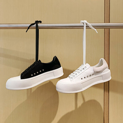 Tenis de Lona con Plataforma - Sneakers Casuales Cómodos - Image 10