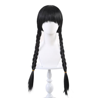 Disfraz Elegante Wednesday Addams Negro para Halloween - Image 7