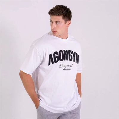 Camiseta Casual Holgada de Algodón para Hombre - Image 5