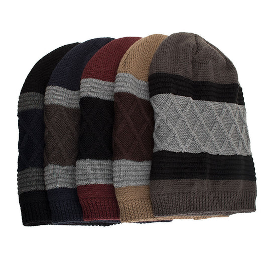Gorro de Lana Tejido con Clip Diamante y Terciopelo - Image 13