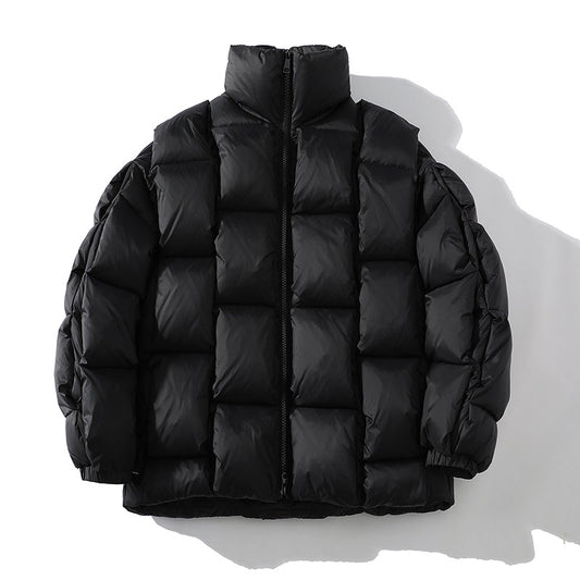 Chaqueta de Plumón para Hombre con Tejido Entrelazado