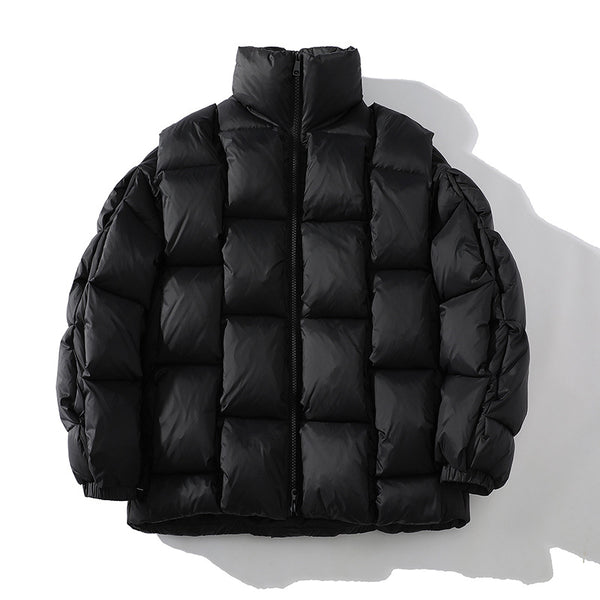 Chaqueta de Plumón para Hombre con Tejido Entrelazado