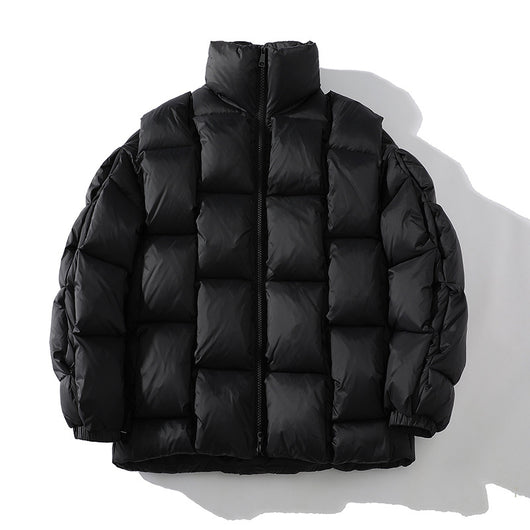Chaqueta de Plumón para Hombre con Tejido Entrelazado
