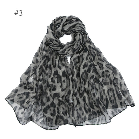 Pañuelo Protector Solar Estampado Leopardo para Viajes - Diseño Clásico Versátil - Image 6