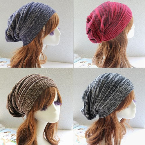 Gorro Polar Plisado Bicolor con Forro Cálido - Image 16
