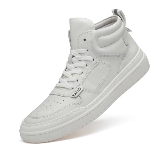 Tenis Altos de Cuero Coreanos para Hombre - Estilo Urbano Deportivo - Image 6