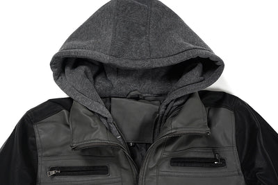 Chaqueta de Cuero con Costuras Artesanales - Image 11