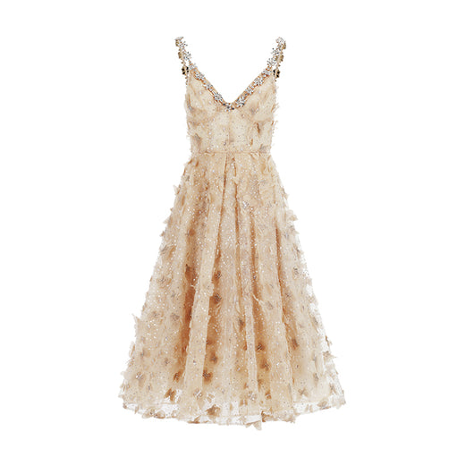 Vestido de Fiesta con Cristales y Tirantes para Compromisos y Celebraciones - Image 12