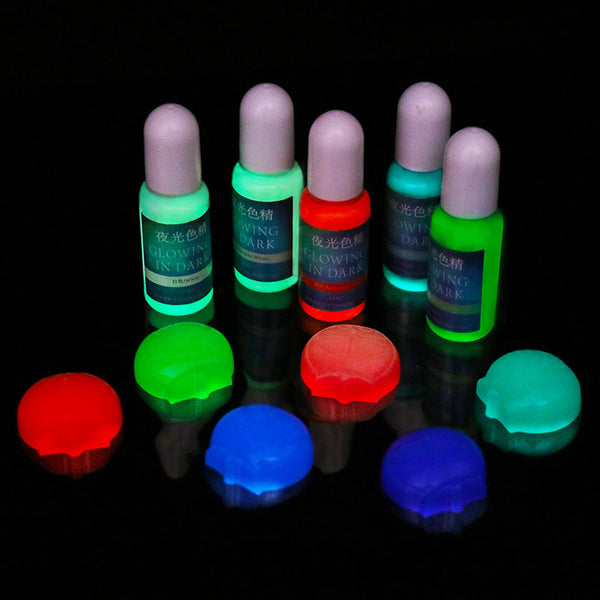 Kit de Resina Epoxi con Pigmento Luminiscente UV y Moldes de Cristal