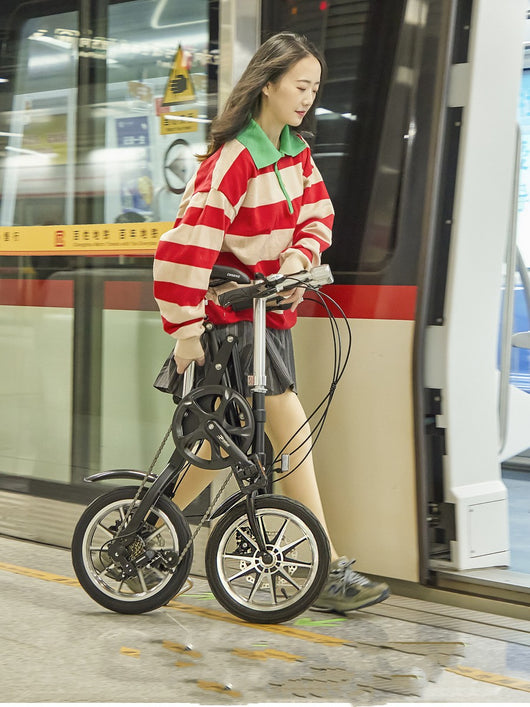 Bicicleta Plegable Ultra Compacta 14 Pulgadas - Portabilidad Instantánea - Image 3