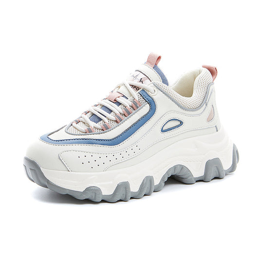 Zapatillas Deportivas Plataforma con Red y Cordones - Estilo Casual Trendy - Image 4