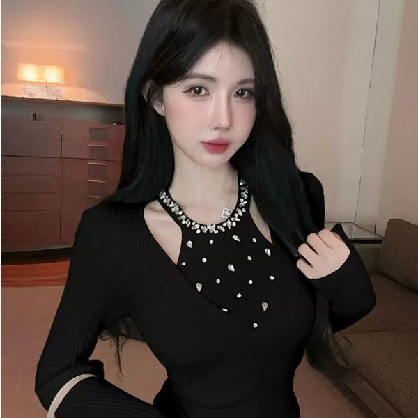 Top Halter Efecto Dos Piezas para Mujer