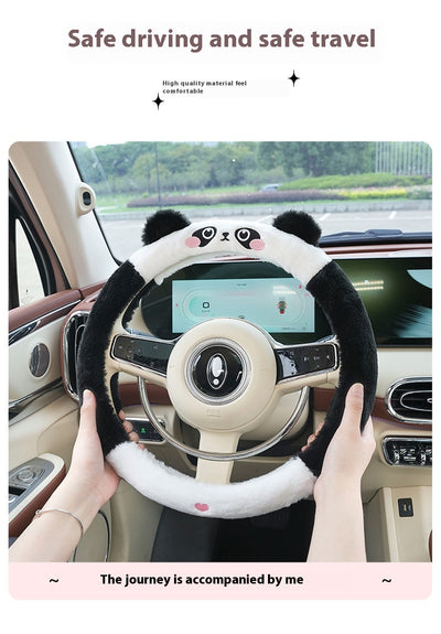 Funda Térmica Peluche para Volante - Diseño Cartoon Otoño Invierno - Image 9