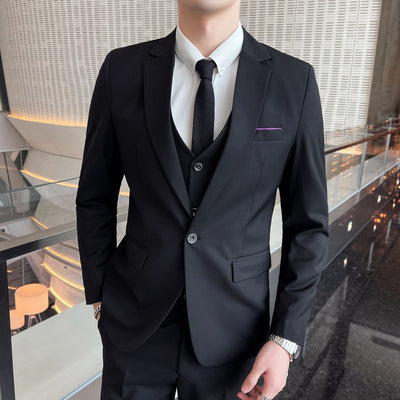 Traje Slim Fit Británico para Hombre - Conjunto Casual Elegante - Image 4
