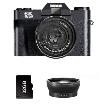 Cámara Mirrorless 6K HD Retro - Profesional y Compacta - Image 10