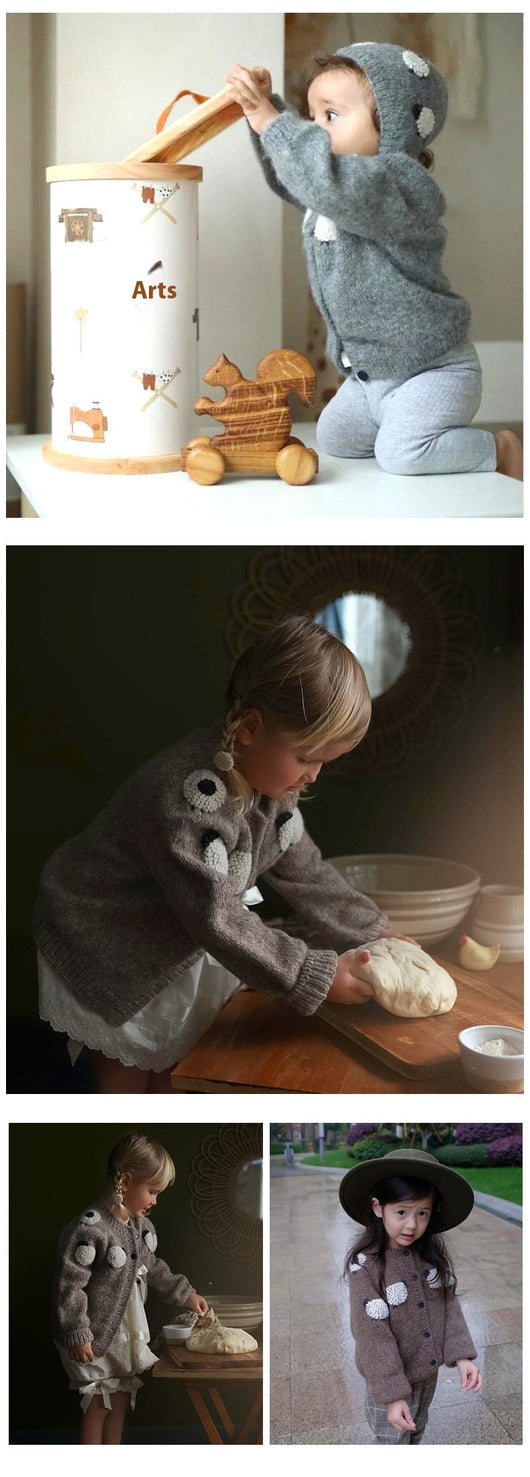 Cardigan de Lana con Bordados Artesanales - Manga Larga - Image 9