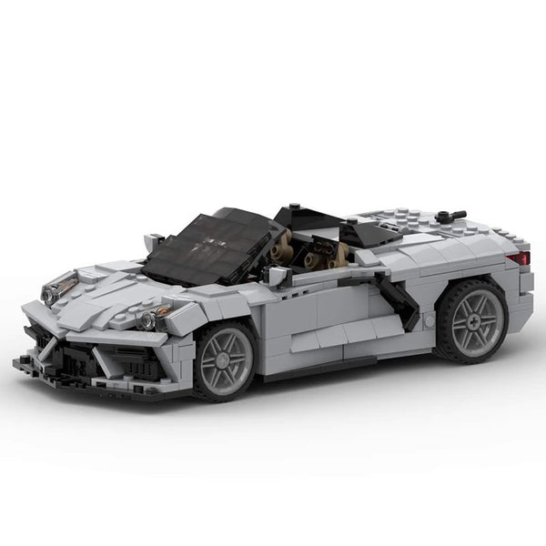 Set de Construcción Chevrolet Corvette C8 Descapotable - Bloques MOC 35066 - Image 6