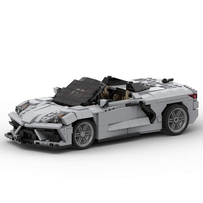 Set de Construcción Chevrolet Corvette C8 Descapotable - Bloques MOC 35066 - Image 6