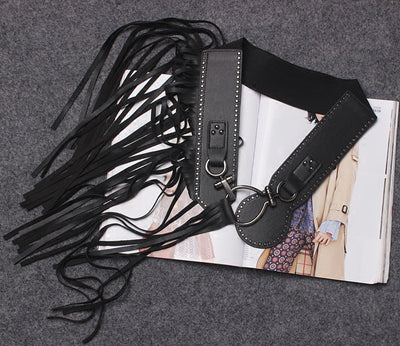 Cinturón Ancho con Hebilla de Moda y Flecos Personalizables - Image 8