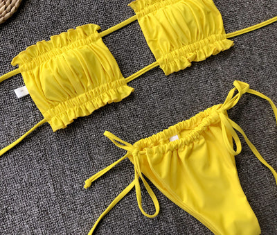 Bikini Plisado Elegante - Image 30
